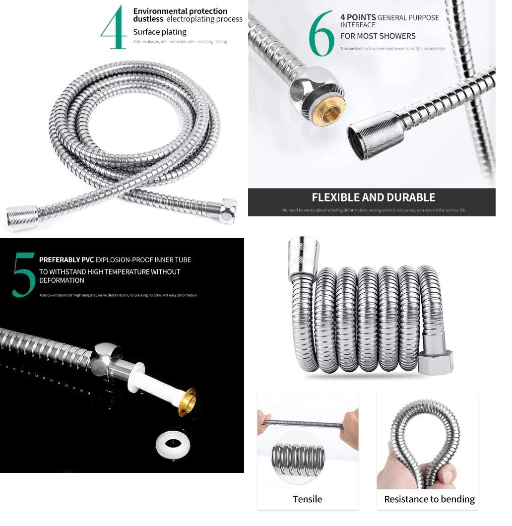 Square Slim Shower Head Rectangle 1 Mode Shower With - View #2