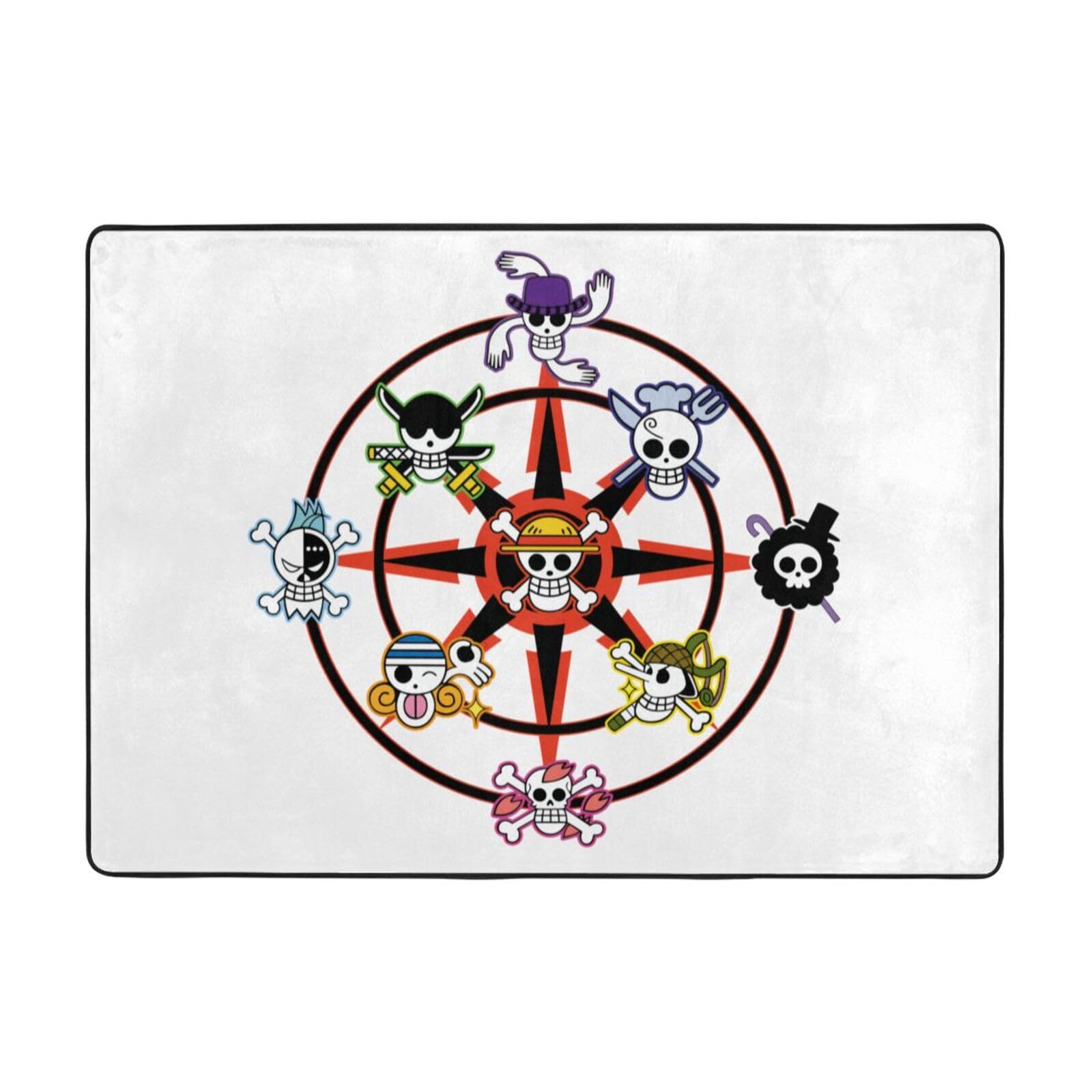 Amazon｜ワンピース ONE PIECE カーペット 滑り止め付き ラグマット
