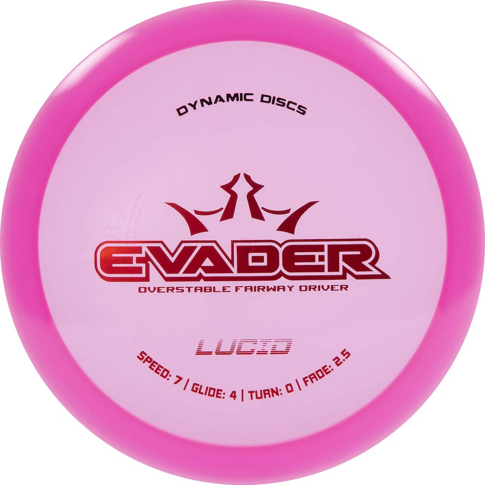 Dynamic Discs Lucid Evader Fairway Driver Golf Disc [Colors May Vary] - 170-172g