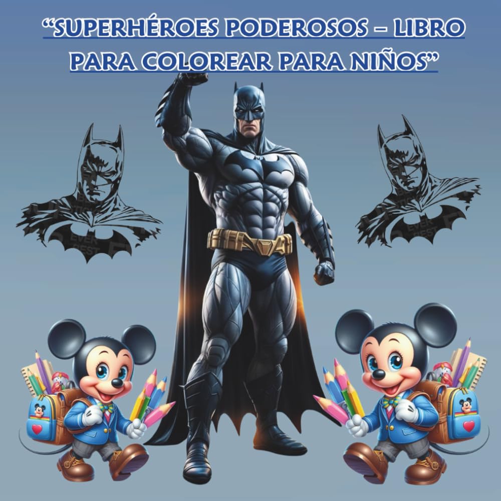 “Superhéroes Poderosos – Libro para Colorear para Niños”: “Héroes en Acción – 30 Dibujos para Colorear”
