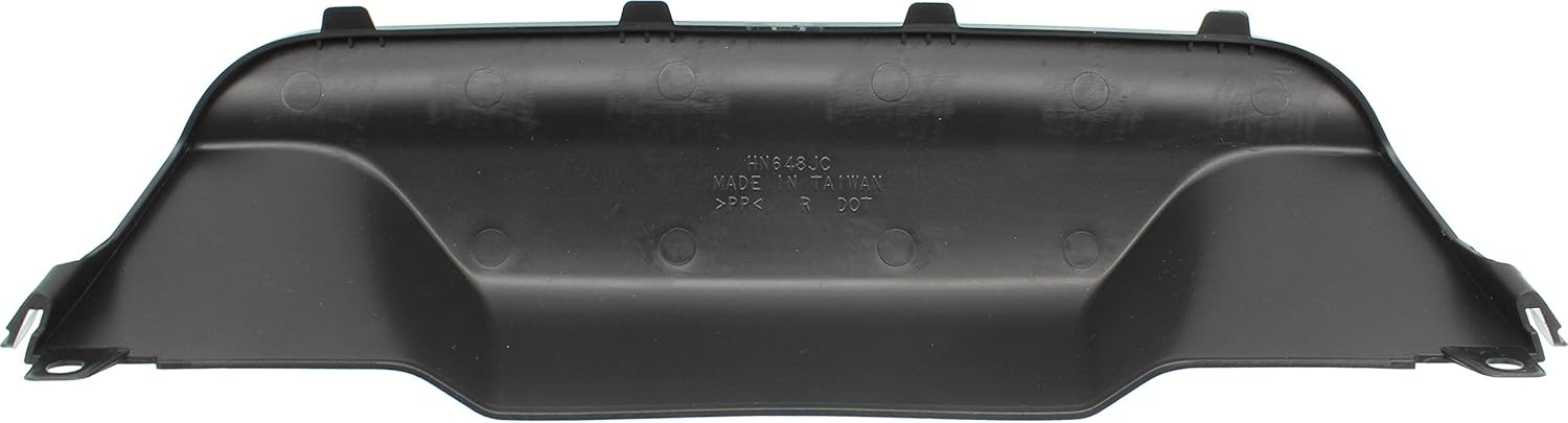 Evan-Fischer Rear Bumper Molding Compatible with 2017-2018 Hyundai Santa Fe Center Textured Black