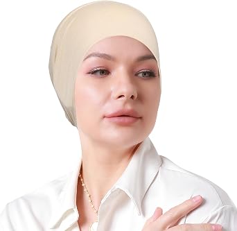 Women Under Hijab Cap Islamic Underscarf Turbans for Women Solid Color Hijab Bonnet Caps Muslim Scarf Inner Cap