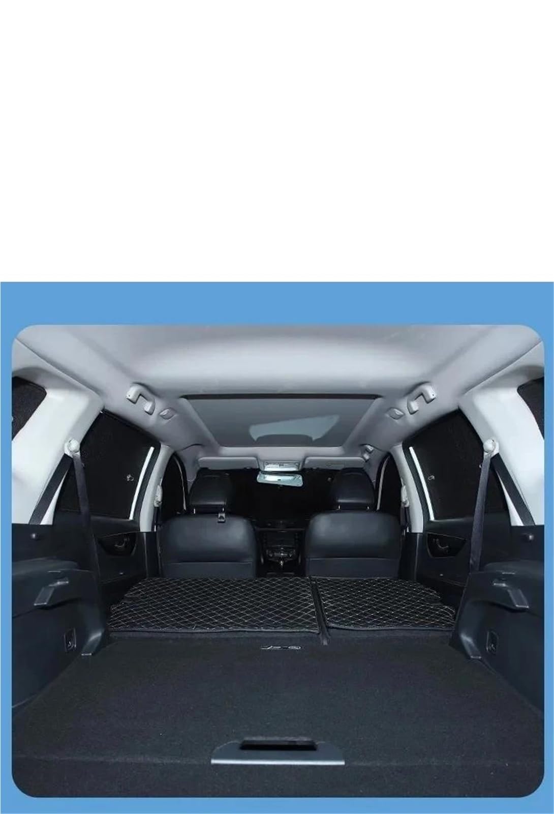 Parasol Para Ventana Coche Para Kadjar 2015-2022 Protector Solar Accesorios Protección Parasol Coche Magnético(Rear Windows)
