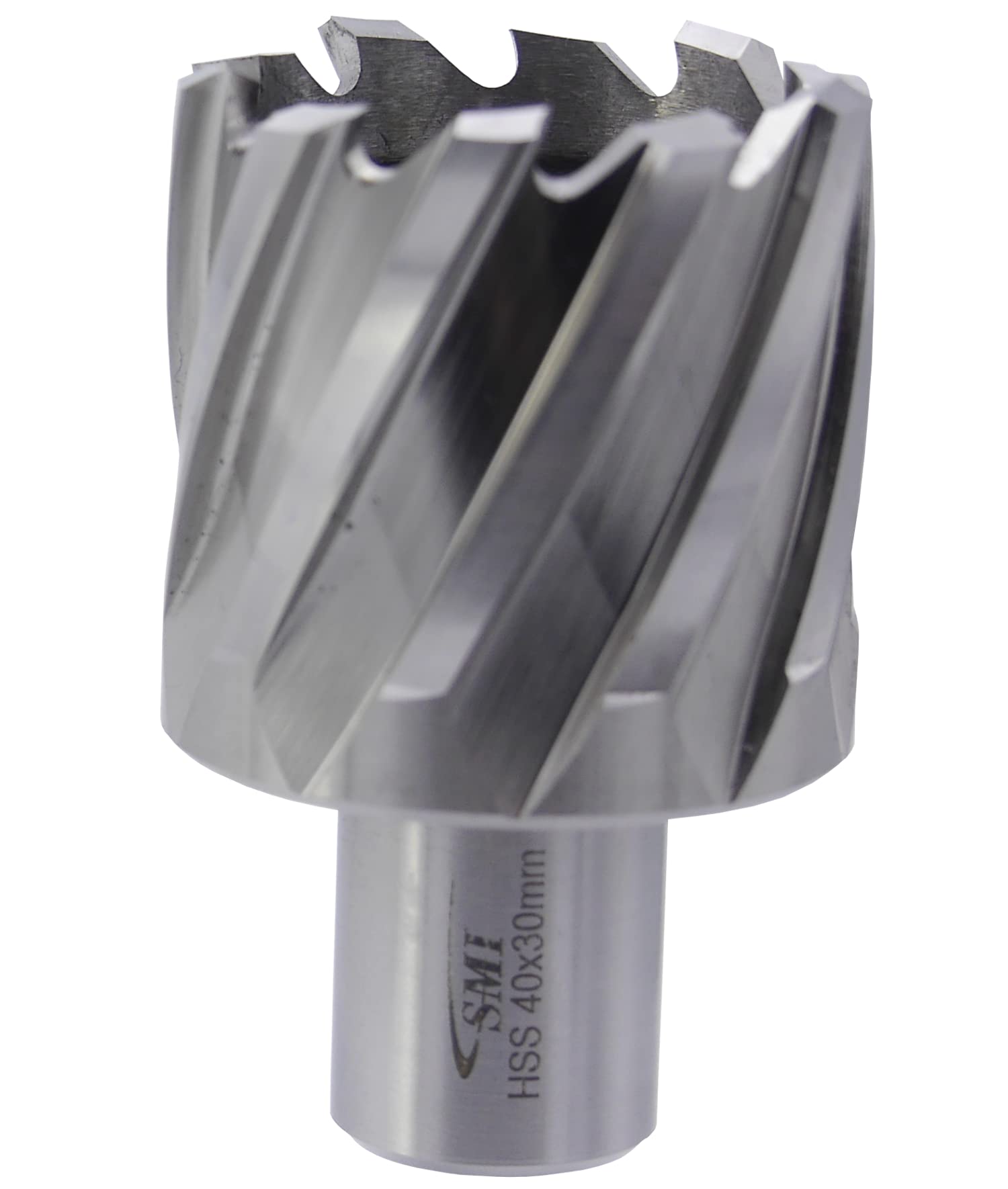 SMI HSS Kernbohrer 40 mm Drm. Schnitttiefe 30 mm, Aufnahme 19 mm Weldonschaft