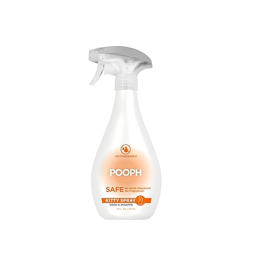 POOPH Kitty Spray - Odor Eliminator, 16oz - Dismantles Odors