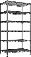 REIBII 6-Tier Metal Wire Shelving Unit 71"H Adjustable Storage Rack - Sturdy 100lb Capacity per Shelf for Kitchen, Garage, Pantry