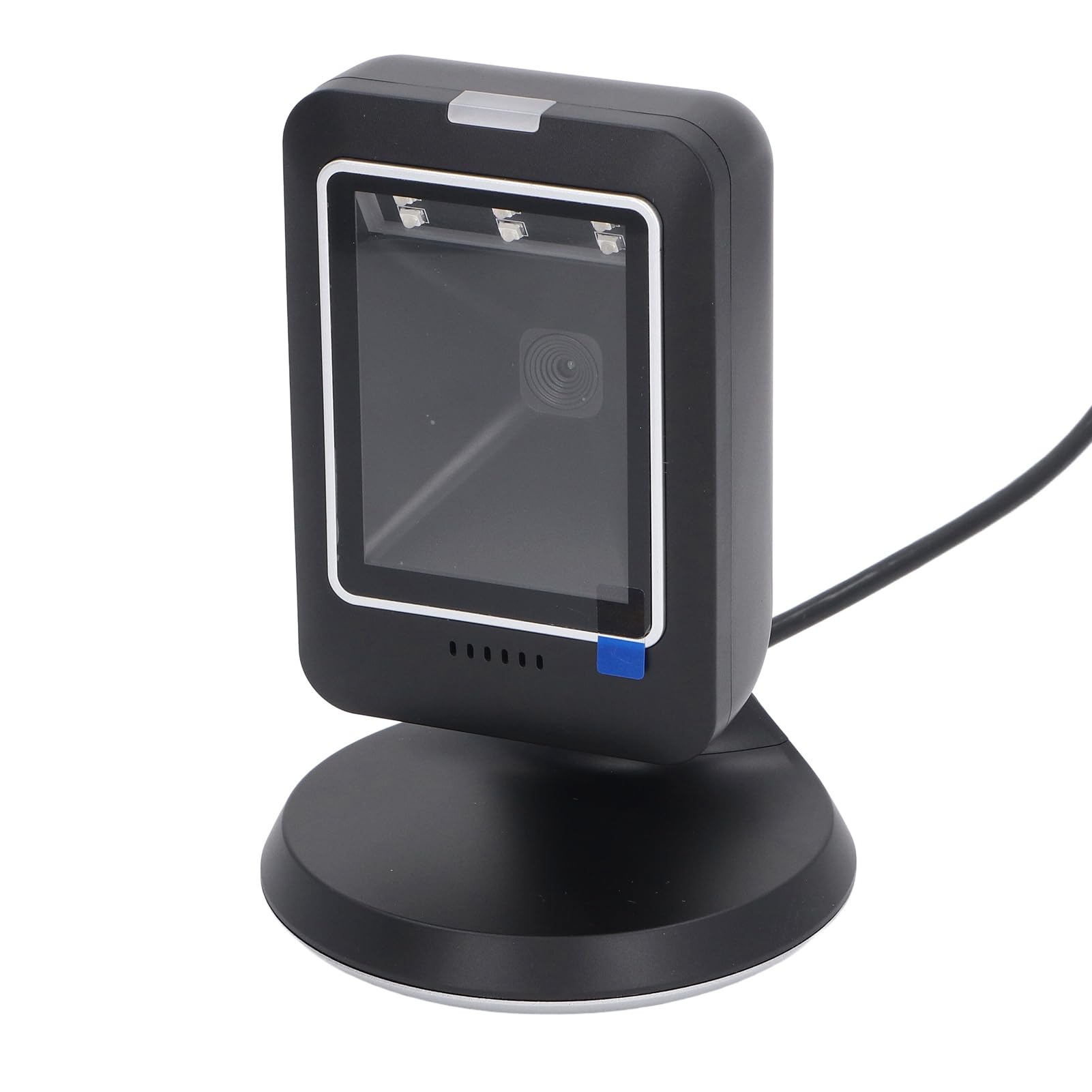 Scanner de Codes-Barres de Bureau 2D – Lecteur de Codes-Barres omnidirectionnel Mains Libres avec détection Automatique – Compatible avec Linux et OS X – Interface Filaire USB