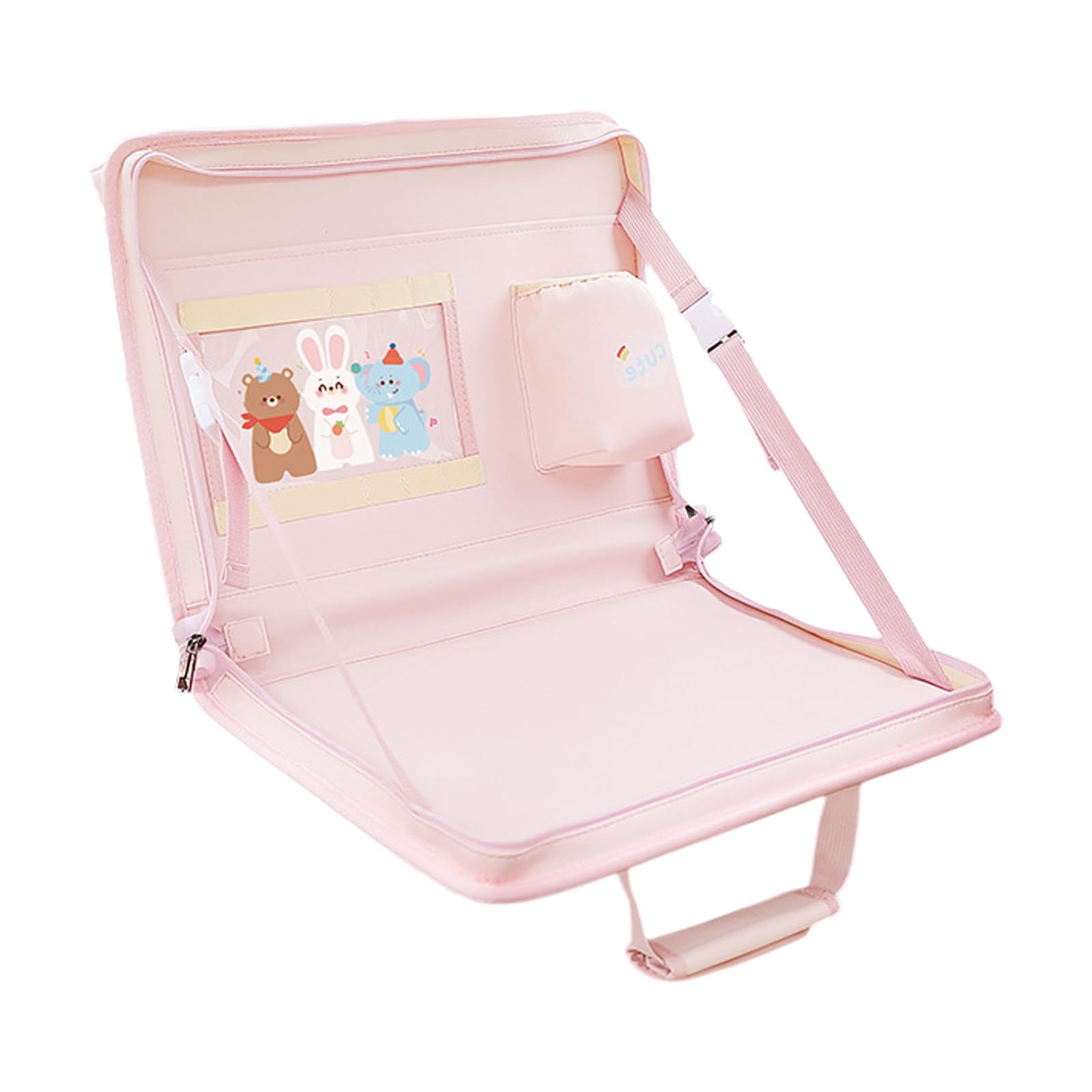 Hsioluted Car Backseat Organizers Pouches Folding Storage Bag Food Tray Suitable for Family, Travelers and Those with Kids Car Organizers Tray