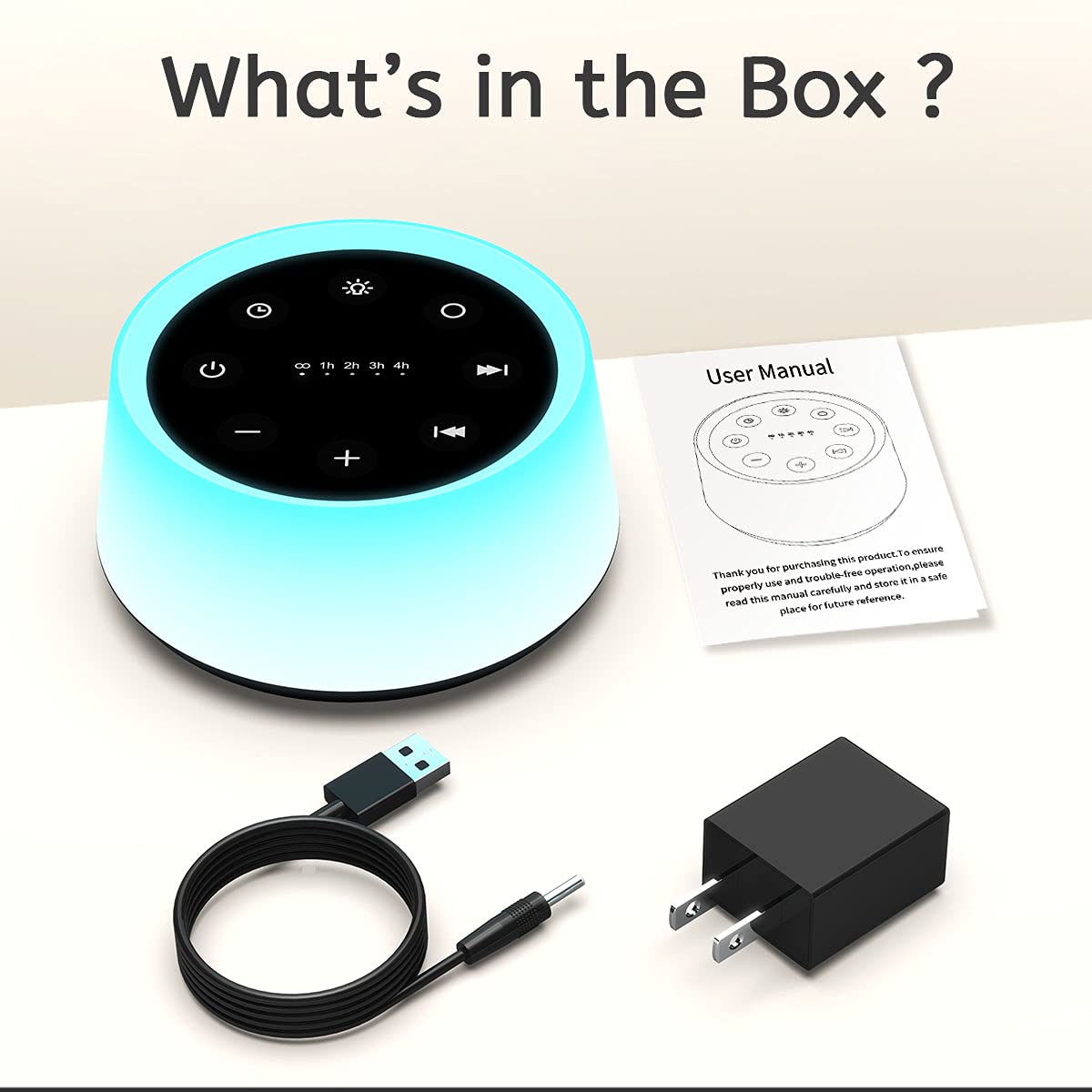 ColorsNoise Máquina de sonido y máquina de nariz blanca
