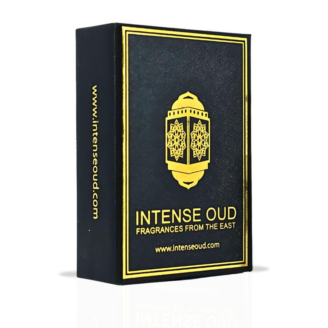 INTENSE OUD Vanilla Musk Long Lasting Arabian Perfume Oils for Women 12ML (0.40 OZ) Fragrance Oil with Rose, Vanilla & Soft Musk Notes - Concentrated Perfume Oil & Valentines Day Gift With Black Box