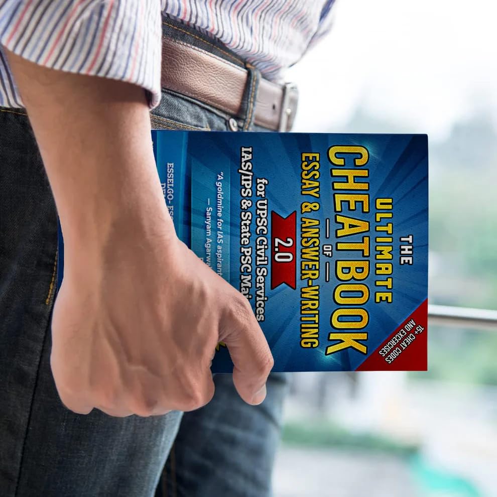 Image of TESTBOOK The Ultimate Cheatbook 2.0 for UPSC Civil Service | Prelims & Mains Exam Preparation | IAS, IPS, IES, CSE, CAPF, UPSC & State PSC | Essay & Answer Writing book | by IRS Ravi Kapoor