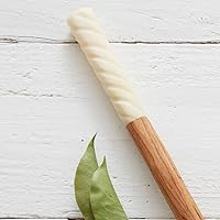 Vista 4 de Juego de servidor de ensalada de hueso de madera de olivo