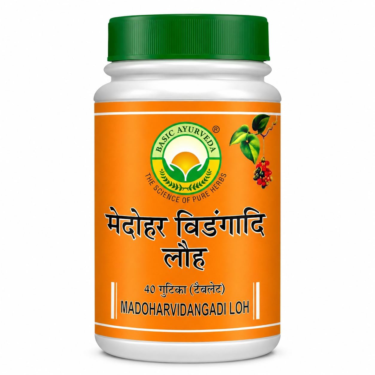 BASIC AYURVEDA Madoharvidangadi Loh 40 Tablets Pack of 4 | Ayurvedic Supplements for Weight Management-image-37