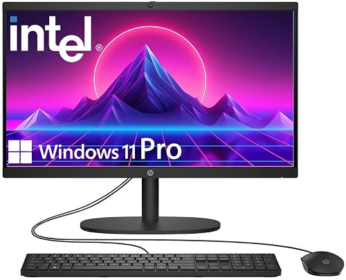 HP 2025 22' FHD All-in-One Desktop Computer • The New Version for Everyday Use • Latest 13th Gen Intel Quad-Core CPU • 8