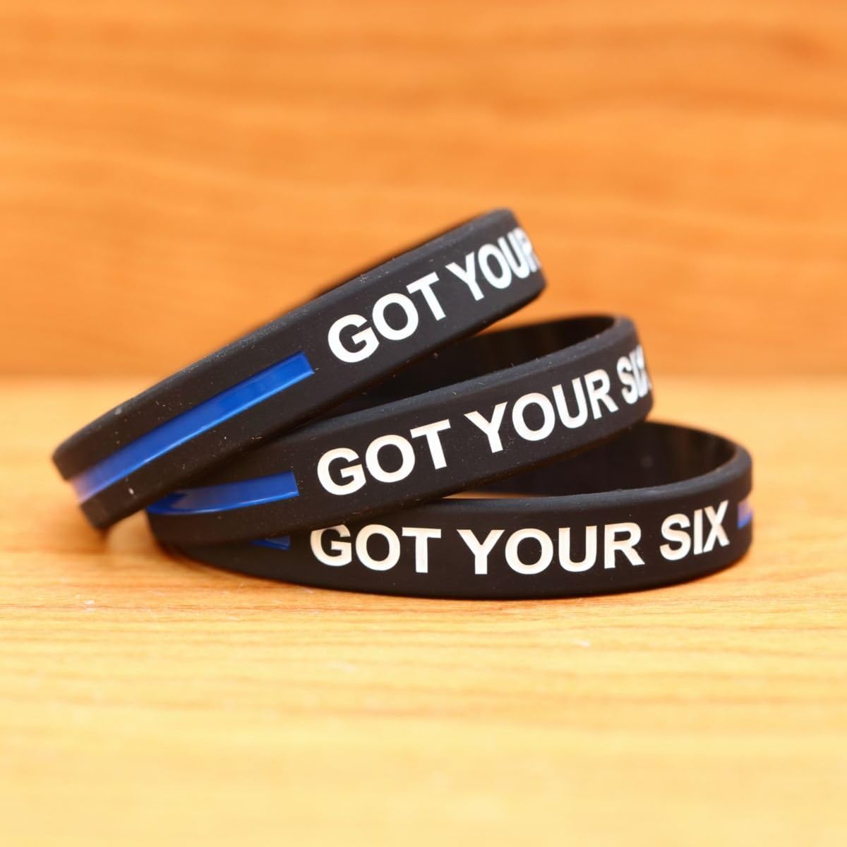 3つのGot Your Sixリストバンドブレスレット