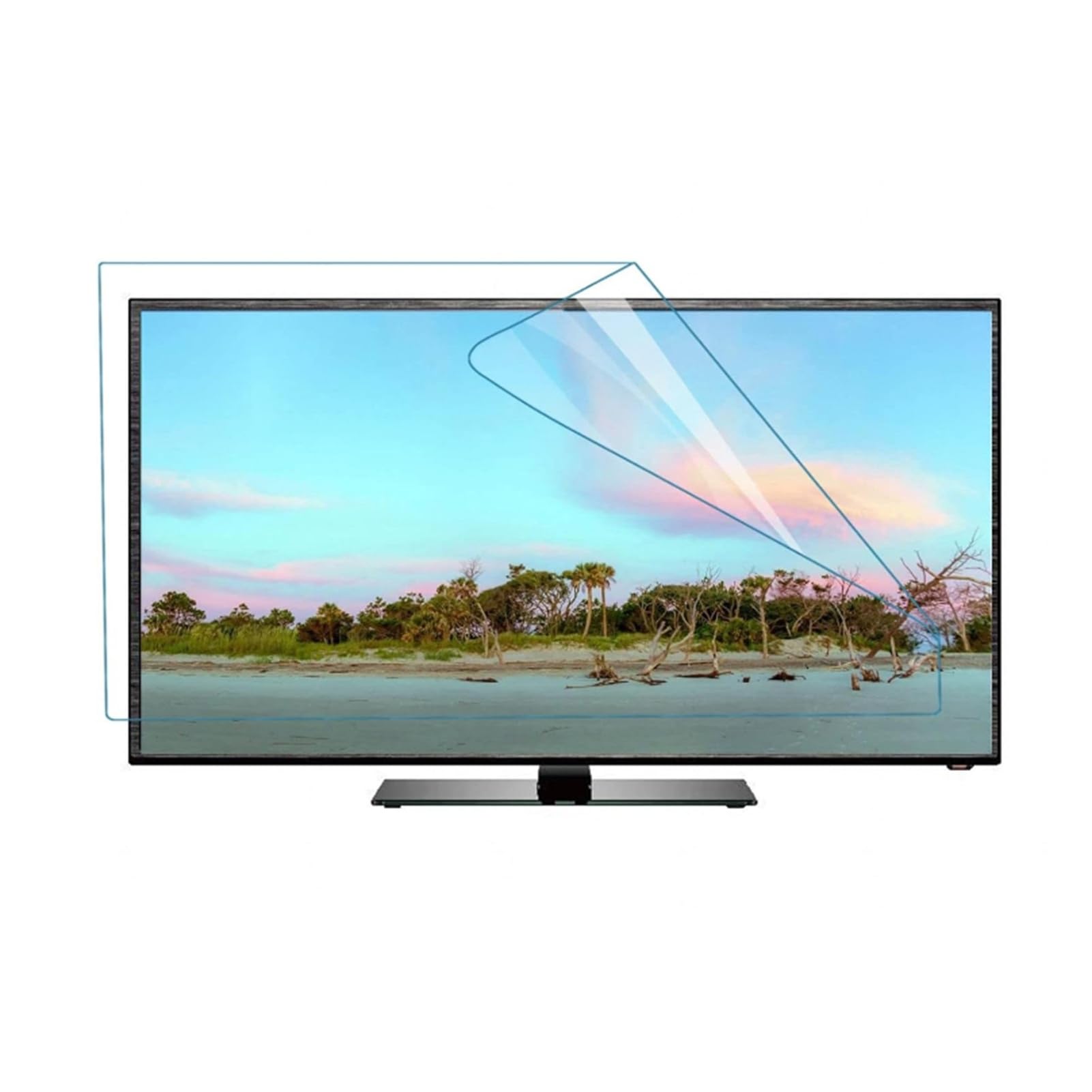 Protector de pantalla para gafas de ordenador, Película protectora de pantalla TV, reducción deslumbramiento mate, filtro luz azul, varios tamaños(49 inch 1084x610mm)