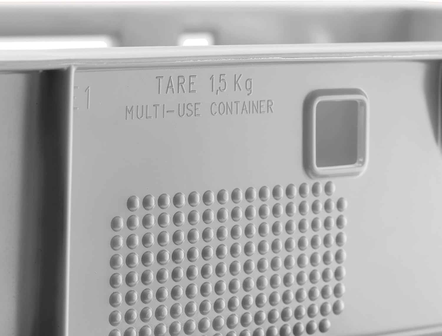 Eurobox E1 60x40x12,5 cm Lagerkiste 5er Set Grau flach stapelbar robust | BURI, lebensmittelecht, Made in Germany, Stapelbox, Transportkiste, Kunststoffbox, Normmaß, Lagerung, Organisation