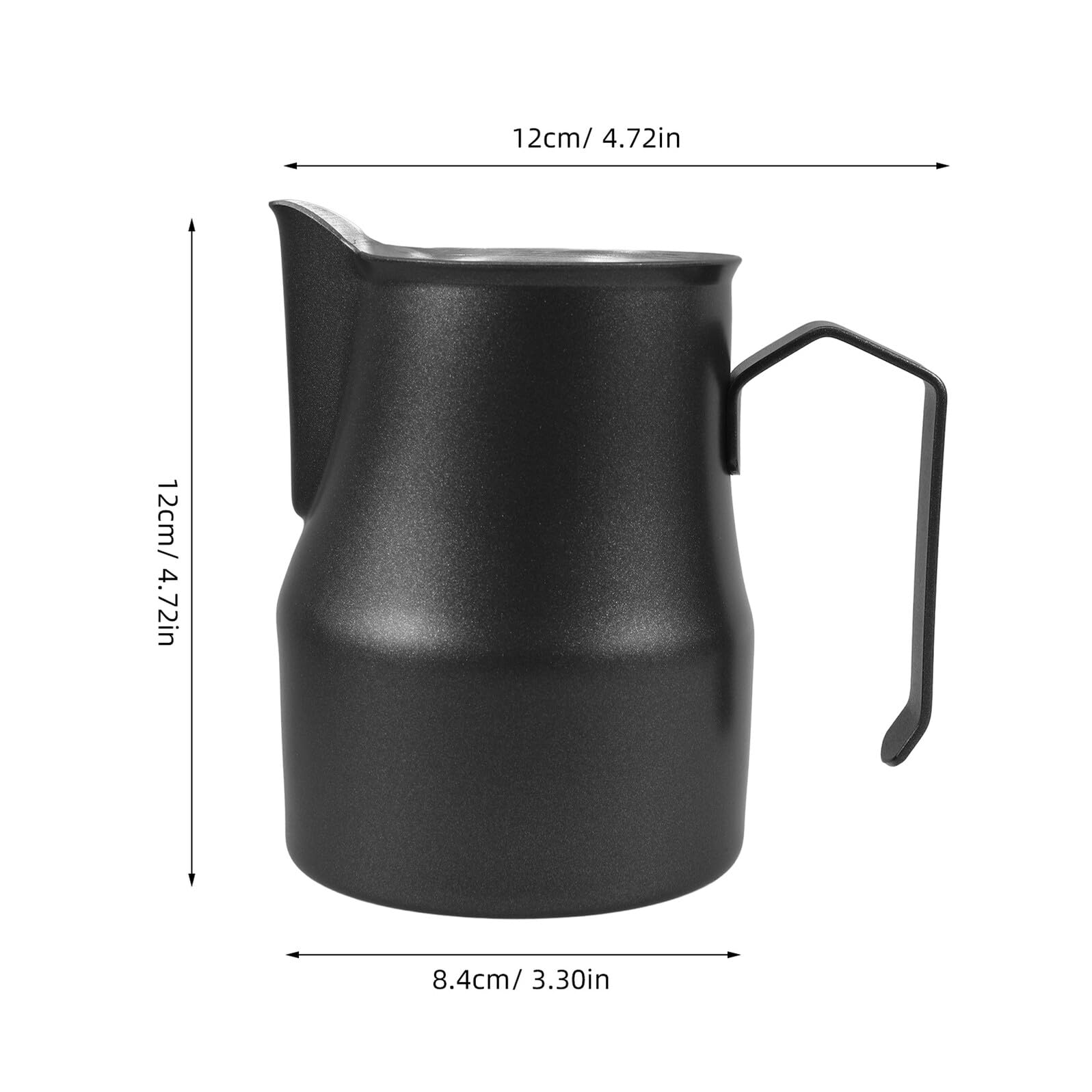 Jarra y 480ml Inoxidable Espumar Leche Acero para Diseño Elegante Vertido Precisión para Uso Profesional y Comercial en Cafeterías