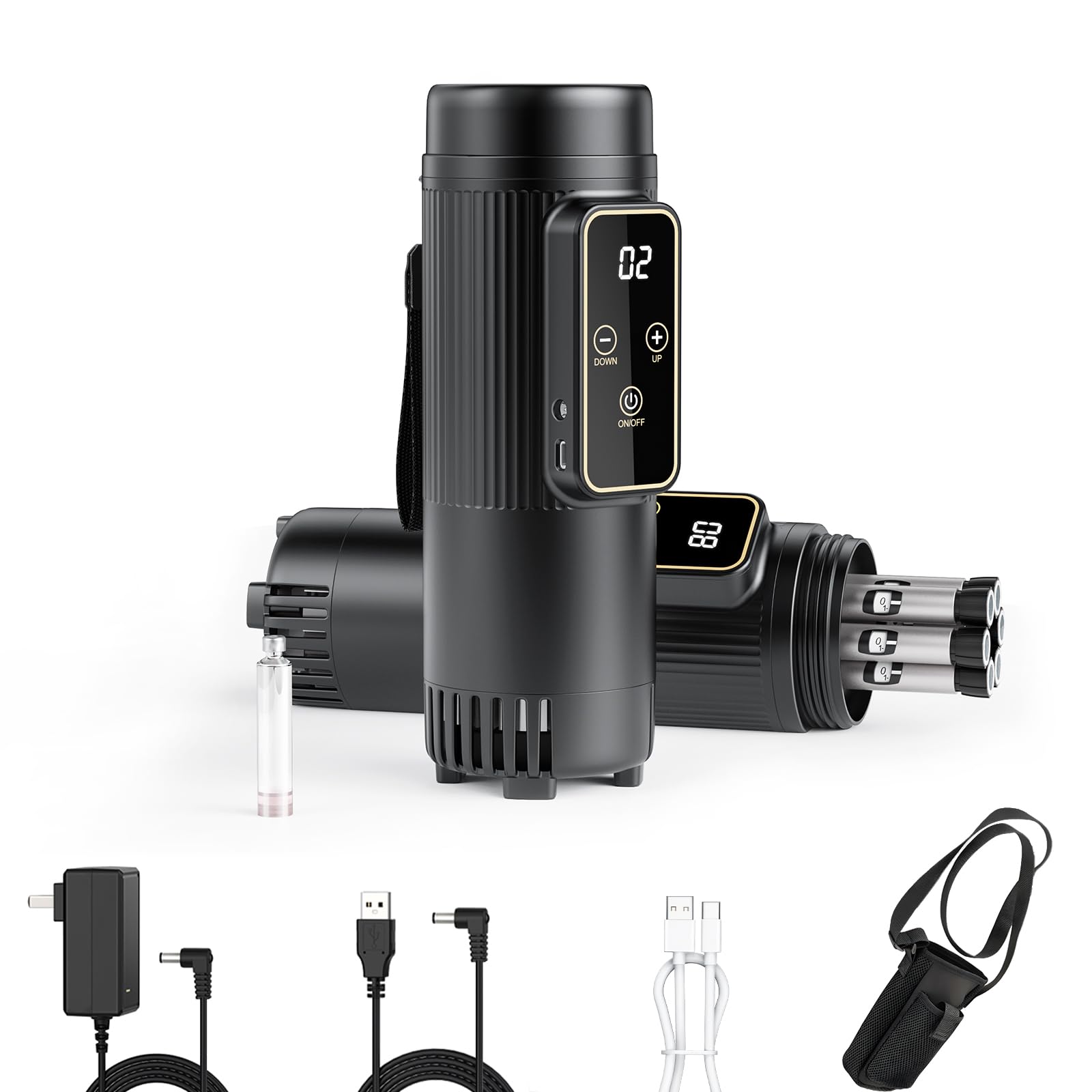 QIRDLP Portable Insulin Travel case USB Medical Cooler Insulin Cooler with Digital Temp Display ，TSA appoved，Insulin Cooler Travel case Keep Cooling 2