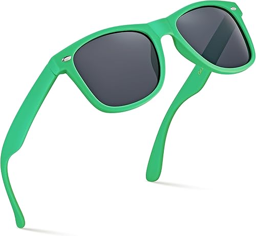 Retro Rewind - Gafas de sol polarizadas para hombre y mujer, protección UV, gafas de sol clásicas