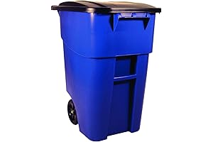 Rubbermaid Commercial Brute 50-Gallon Rollout Trash Can