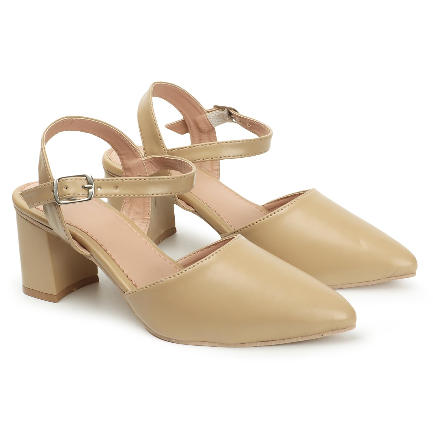 Aviva style Womens Sandal | Trendy Blellies Womens Sandal | Trendy Block Heel Sandals for Women | Daily Use Branded & Stylish Slippers (Article-266-Beige-3) (B0CSDD3SBD) Amazon Price History, Amazon Price Tracker