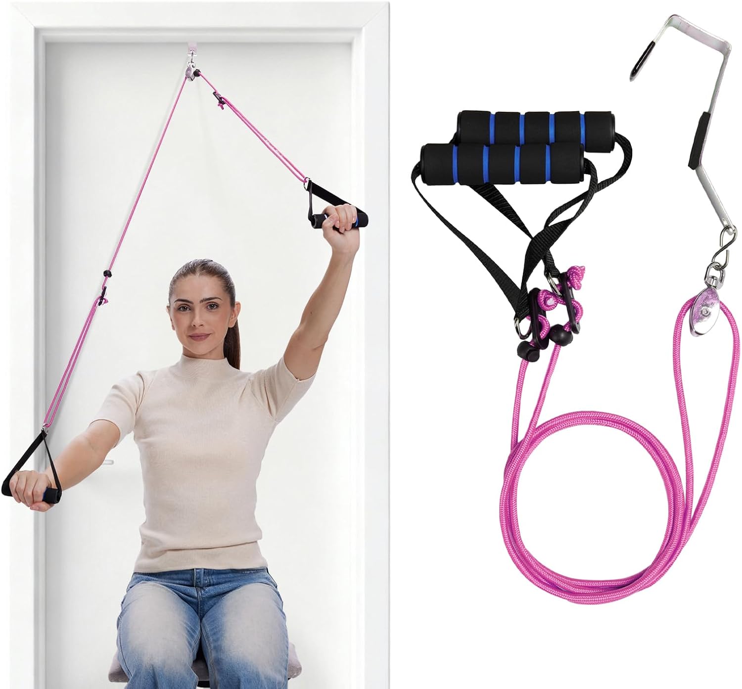 Shoulder Pulley for Physical Therapy, Rehab and Arm Exercise