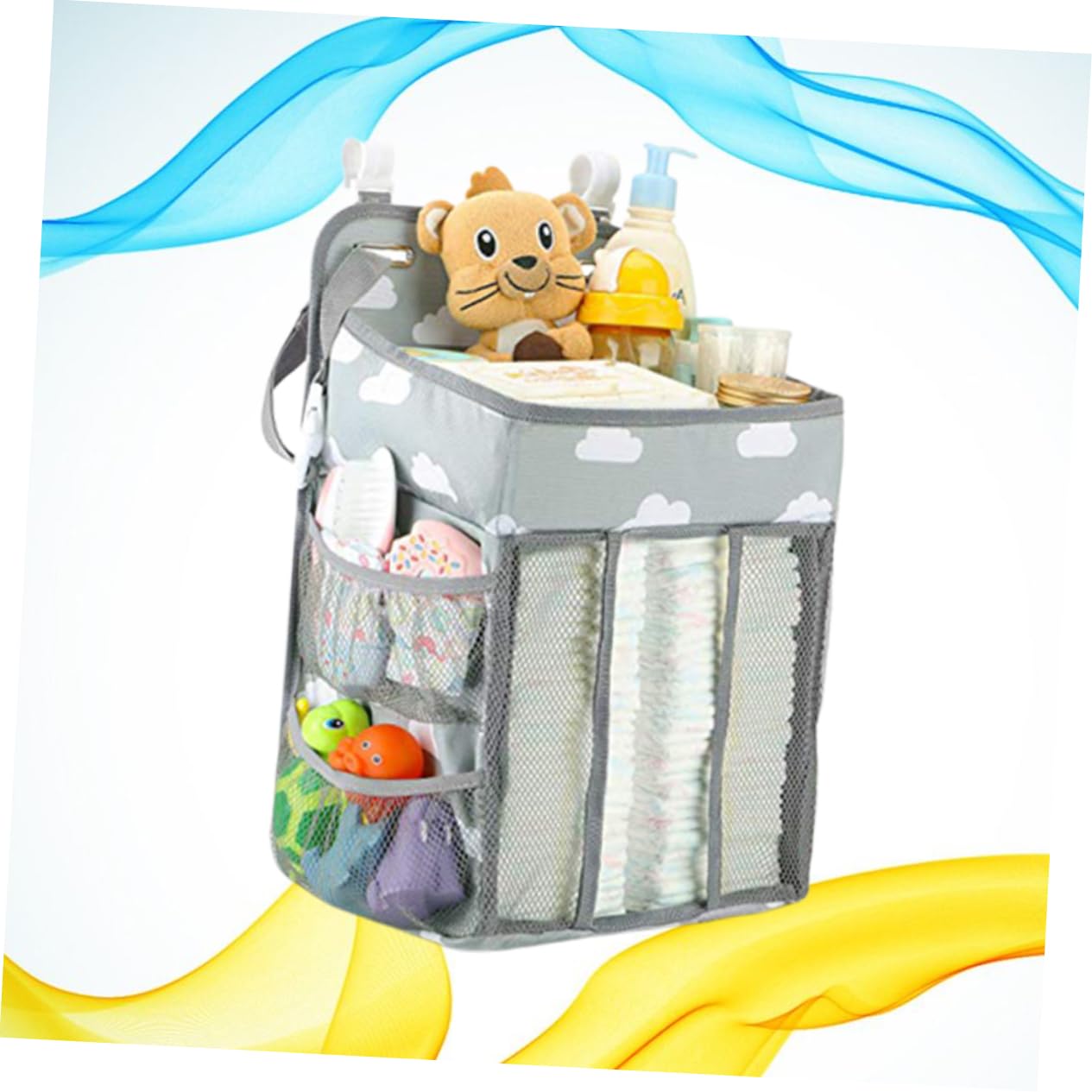 Cabilock Organizador Para Colgar Ropa Bolsa De Almacenamiento De Pañales Bolsa De Pañales Organizador De Bolsas De Pañales Organizador Colgante Bolsas De Almacenamiento Bebé Multifunción