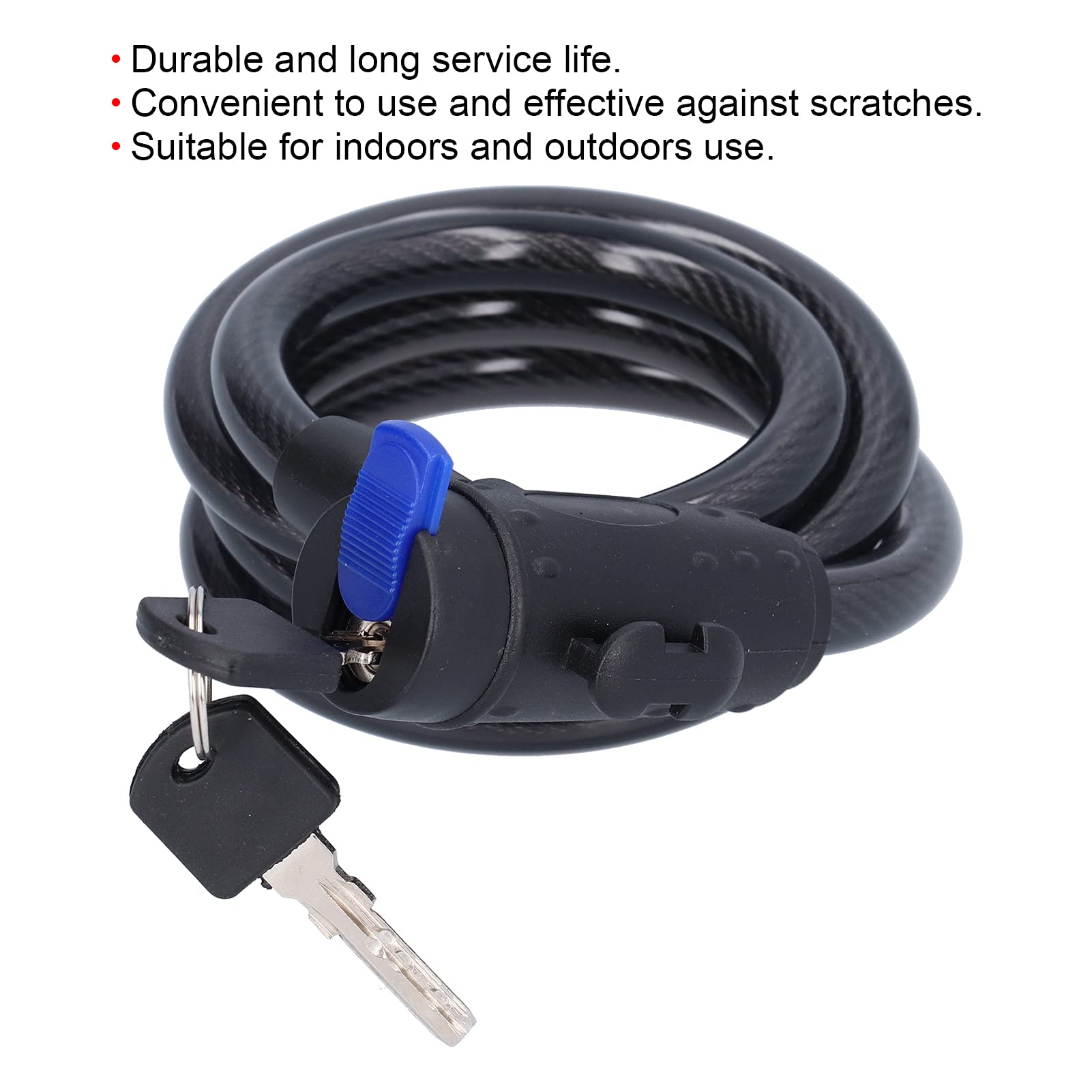 ciciglow Bike Security Cable for Lock,Bike Lock Cable, High Security Anti-Theft Lock - Image 4