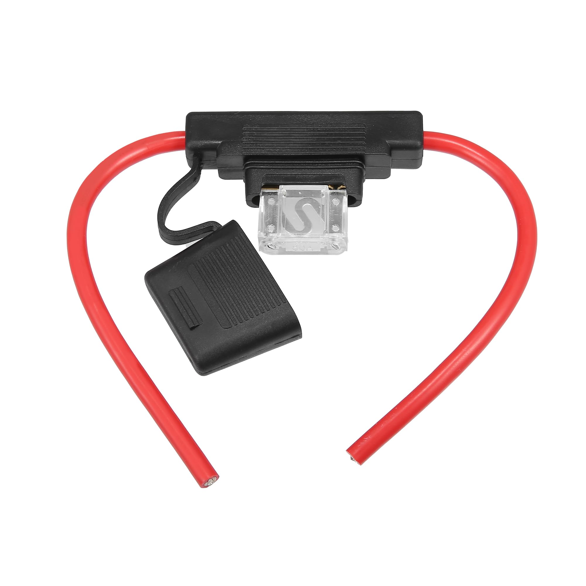 QUARKZMAN Ensemble De 4 Porte-fusibles En Ligne ATC 12V 10AWG Avec Fusible Standard De 30A