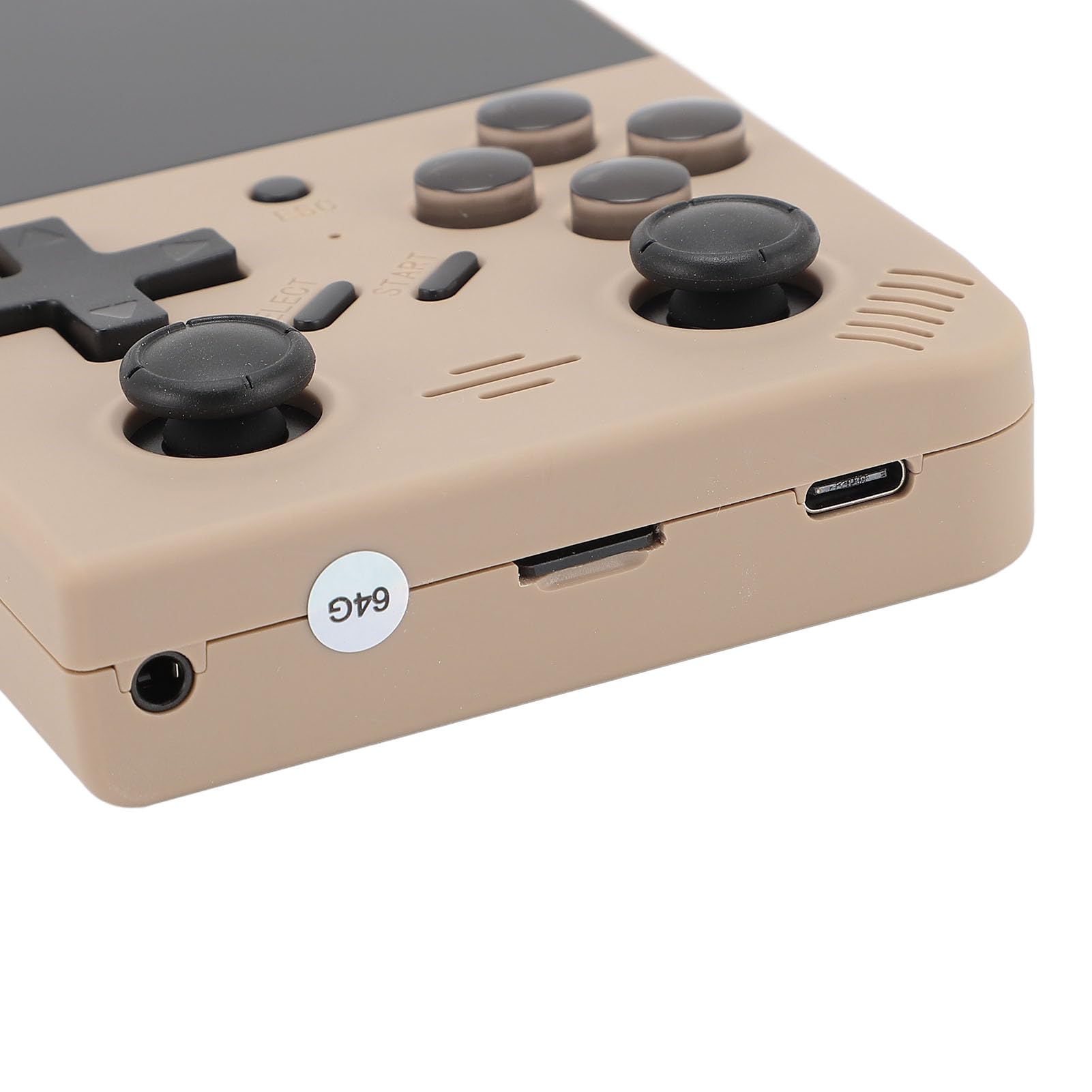 Handheld-Retro-Spielekonsole, Immersives Display, Komfortables Design für Tragbare Videospielkonsole für (Grau)