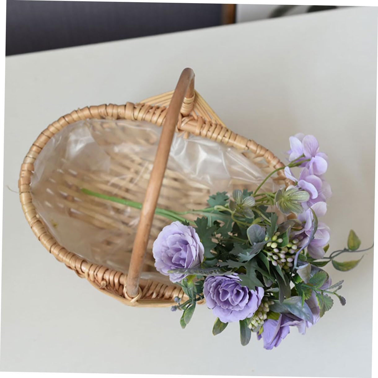 Alipis 3 Stücke Dekorative Korb Weide Gewebt Körbe Für Küche Korb Griff Blumen Bouquet Sets