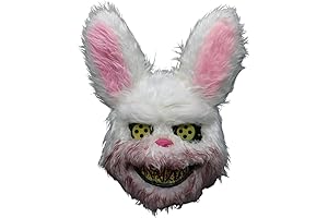 Halloween Bunny Mask: The Ultimate Frightful Yet Endearing Companion for Your Spine-tingling Festivities