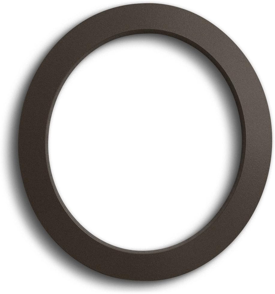 Modern House Number - Bronze powder coat - Modern Font 6 Tall Number 0 Zero - Floating Appearance - Easy to Install - Made of Solid 3/8 Aluminum - Made in USA