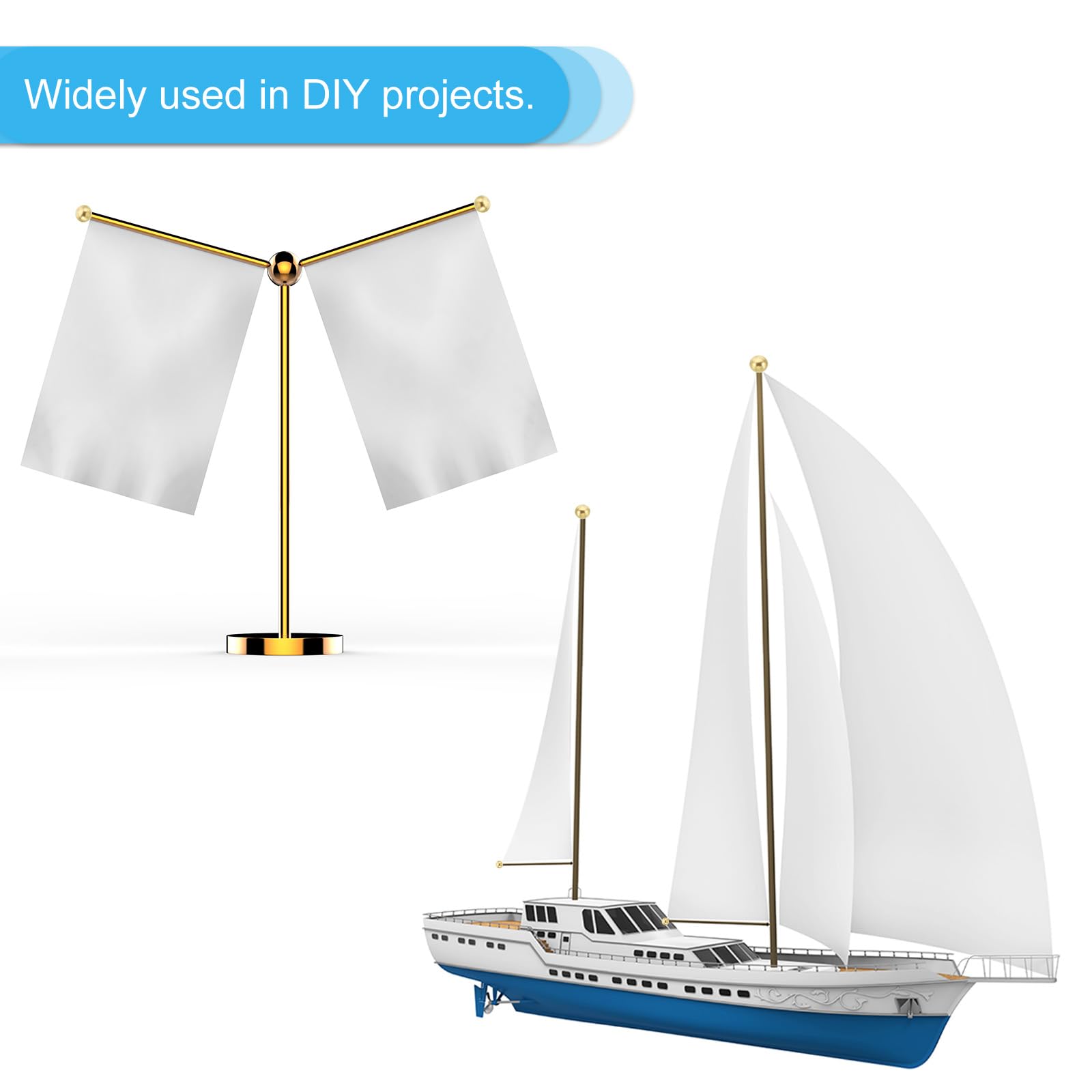 PATIKIL 1.3" Tall Brass Lamp Finials Cap Knob, 1 Set Lamp Screw Holder - View #13