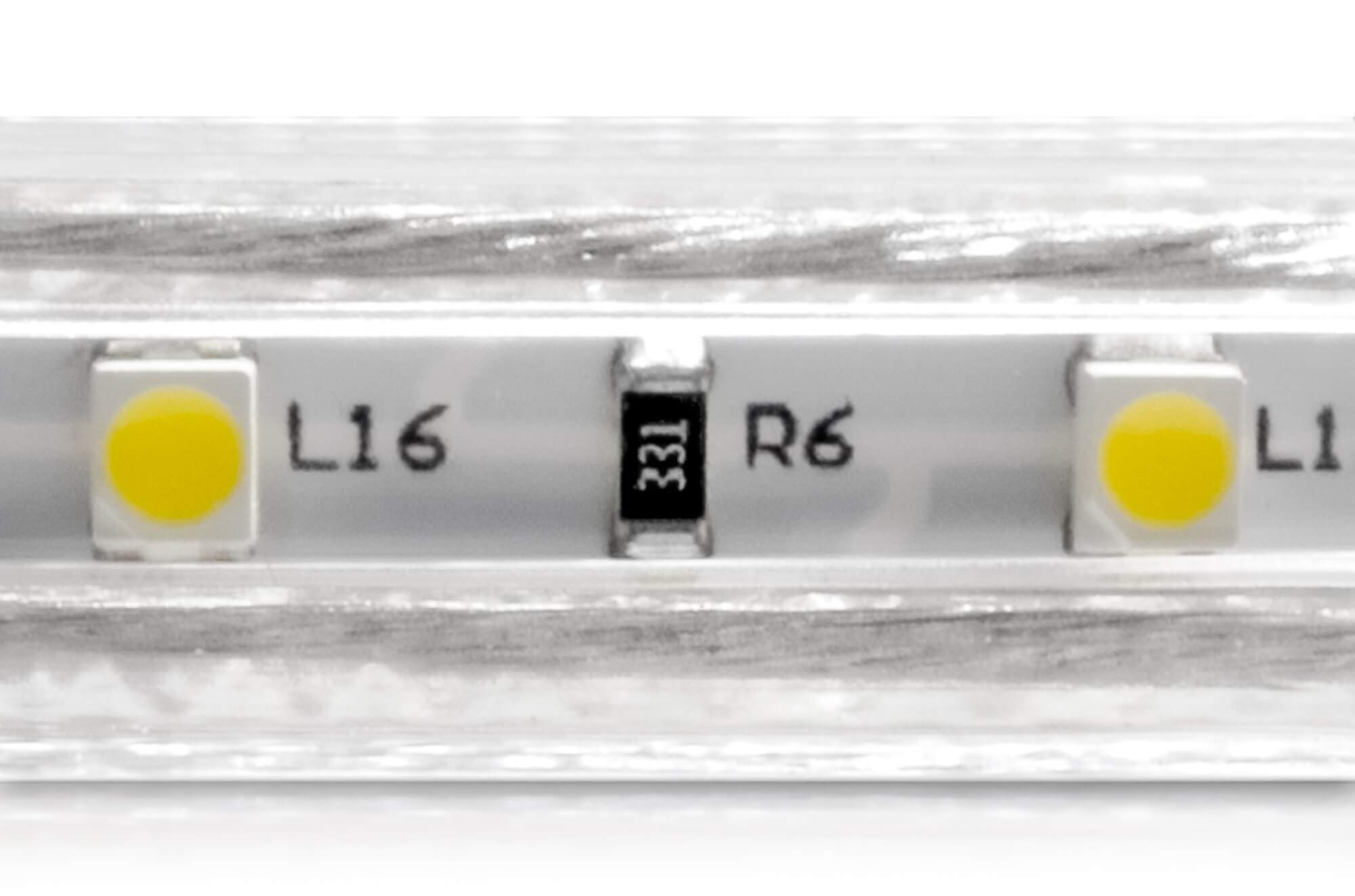 35 metros profesional kaltweißer tira LED (60 LED/M, IP68, 230 V) – con enchufe