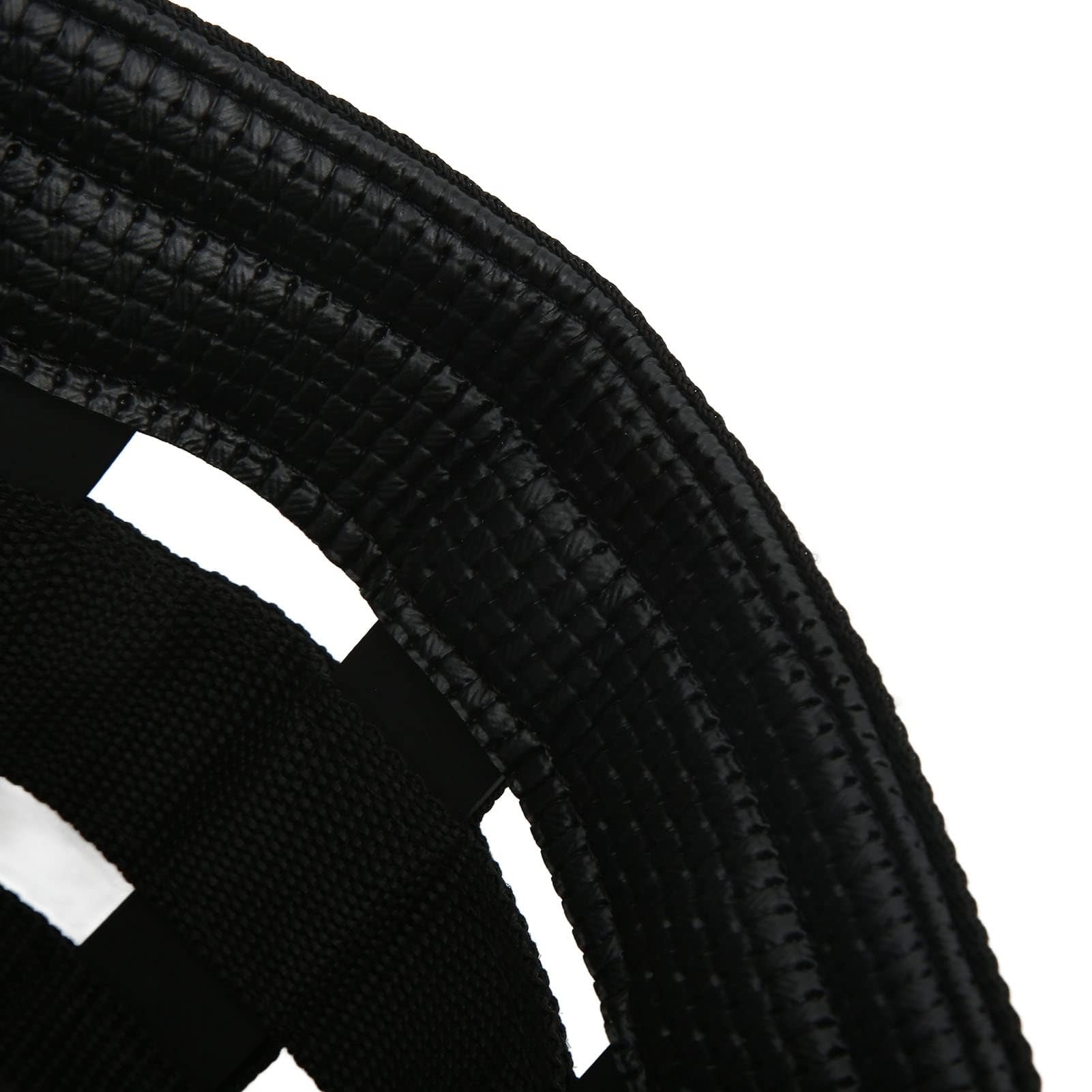 HERCHR Muselières pour Chevaux, 63 cm, protège-Bouche, muserolle, Supports de Bouche avec Grands Trous, Sangle réglable Anti-Morsure pour mangeoires équestres