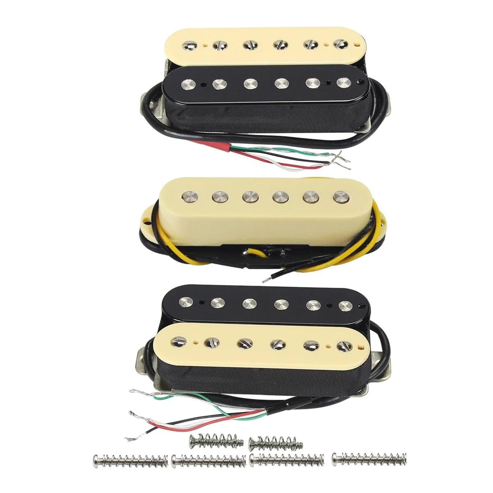 E-Gitarre Pickups Set 3 Stück Keramik HSH Pickup Gitarre Humbucker Pickup