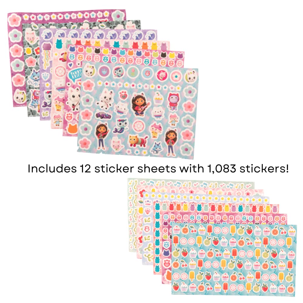 Kids Licensing Gabby's Dollhouse KL88344 – Cuaderno A5 Con Cubierta De Peluche Multicolor