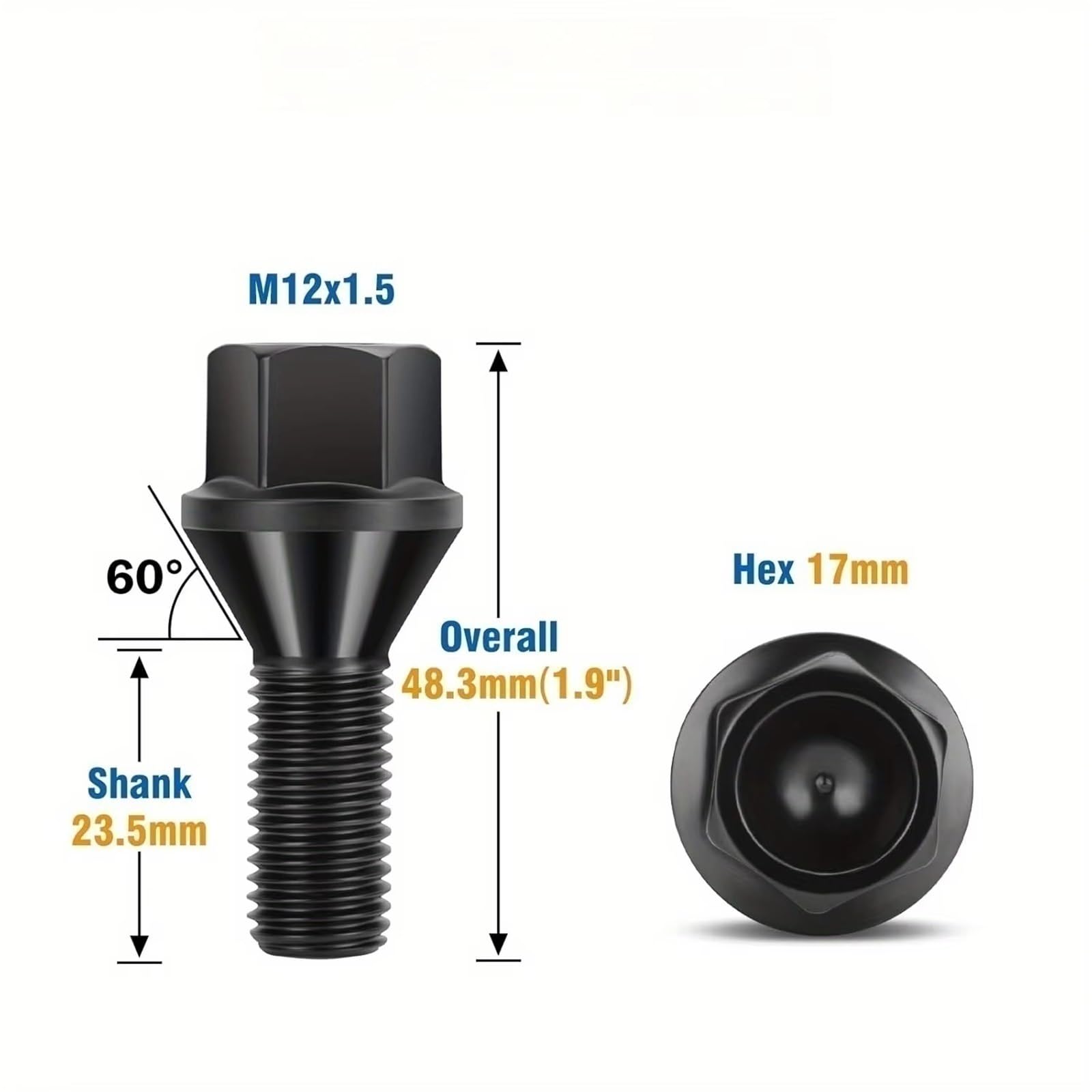 Bulloni ruota auto Compatibile Con BMW Per M1 E26 1980 1981 20 Pezzi Bulloni In Acciaio Per Cerchi In Lega Per Auto Ricambi Auto