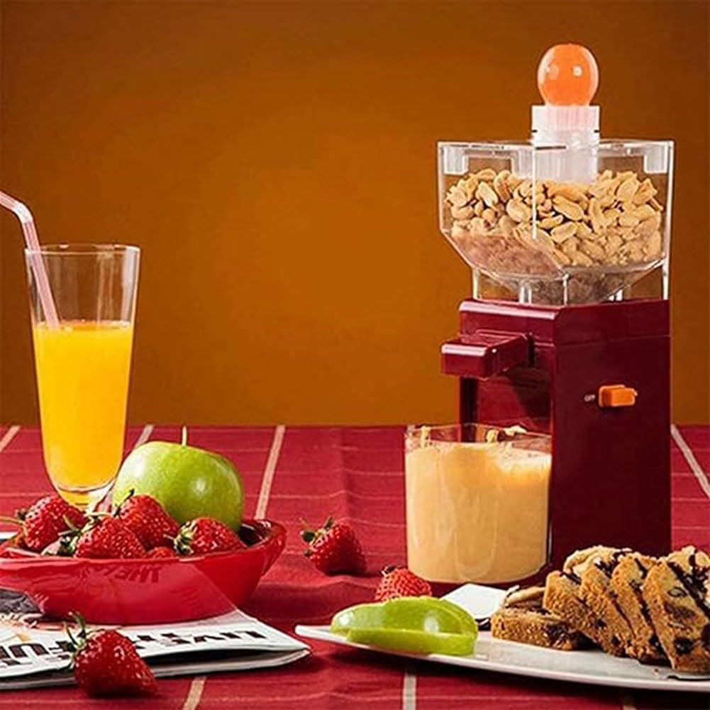 Burro elettrico per arachidi, 500 ml, macinino per burro di noci, frullatore domestico per arachidi, mandorle, anacardi e cereali, strumento di cottura versatile per creme spalmabili fatte in casa