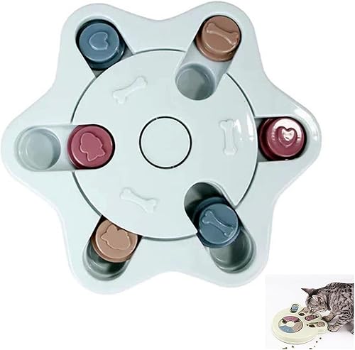 Miniatura 7 de Rompecabezas interactivo antiasfixia para alimentación lenta para mascotas, juguetes de rompecabezas para perros 2023, alimentador de rompecabezas