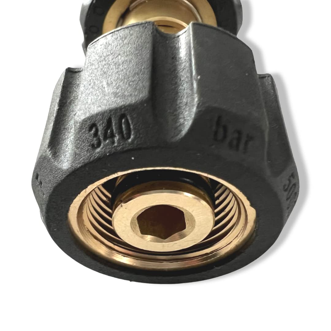 M&M Smartek Connettore per tubo M22 – M22 IG (filettatura interna) per/compatibile con idropulitrice Kärcher K HD HDS & Kranzle