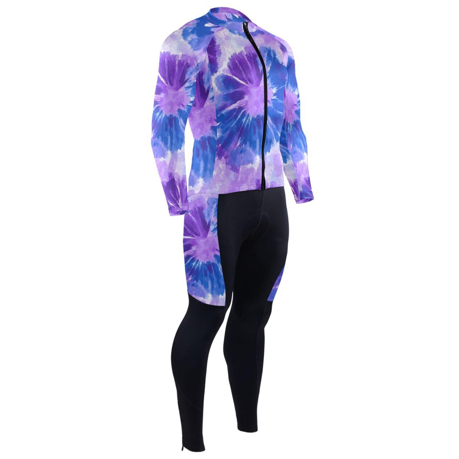 Herren-Radtrikot mit Taschen, Windbreaker, Radsport-Shirt, Anzug für Herren, 3D-gepolstert