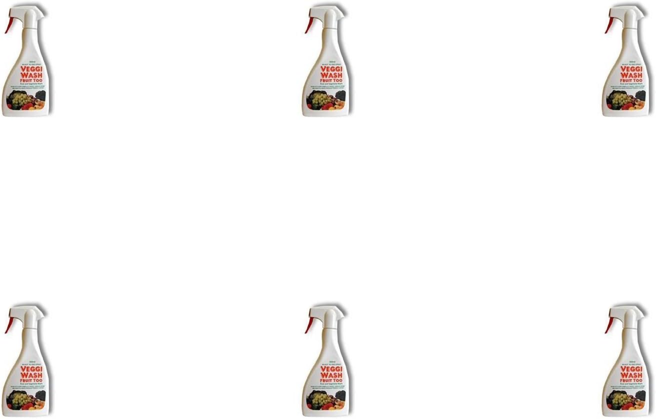 (6 PACK) - Food Safe Veggie Wash - Spray | 600ml | 6 PACK - SUPER SAVER - SAVE MONEY