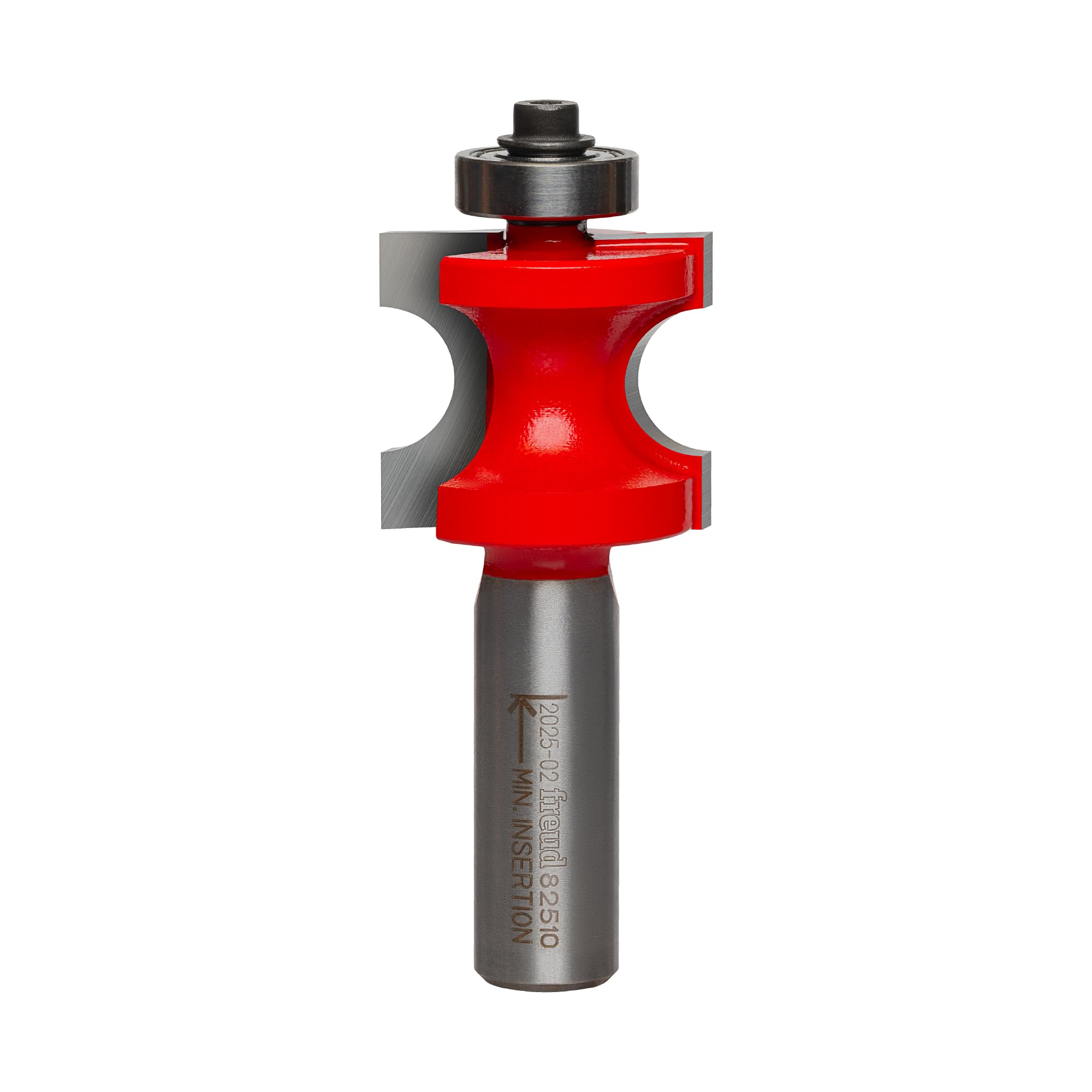 Freud 82-510 1/4-Inch Radius Half Round Router Bit with Bearing with 1/2-Inch Shank