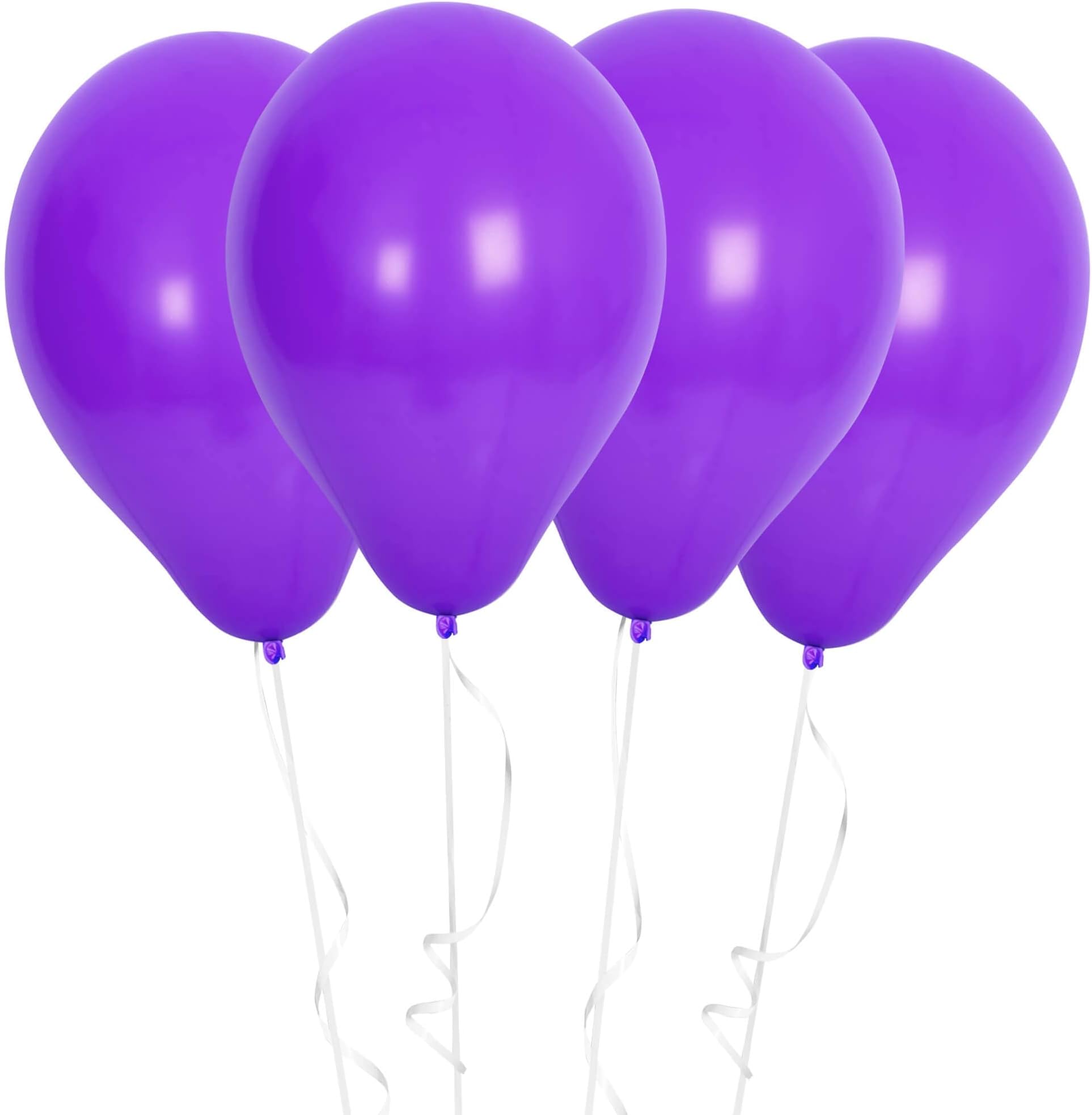 Fun® Helium Balloon 10inch - Metallic Purple color Jumbo Thick Balloons Ideal for party Decoration, Birthdays, Photo Shoot, Wedding Party,Festival,Event,Carnival and other celebrations (Pack of 15)