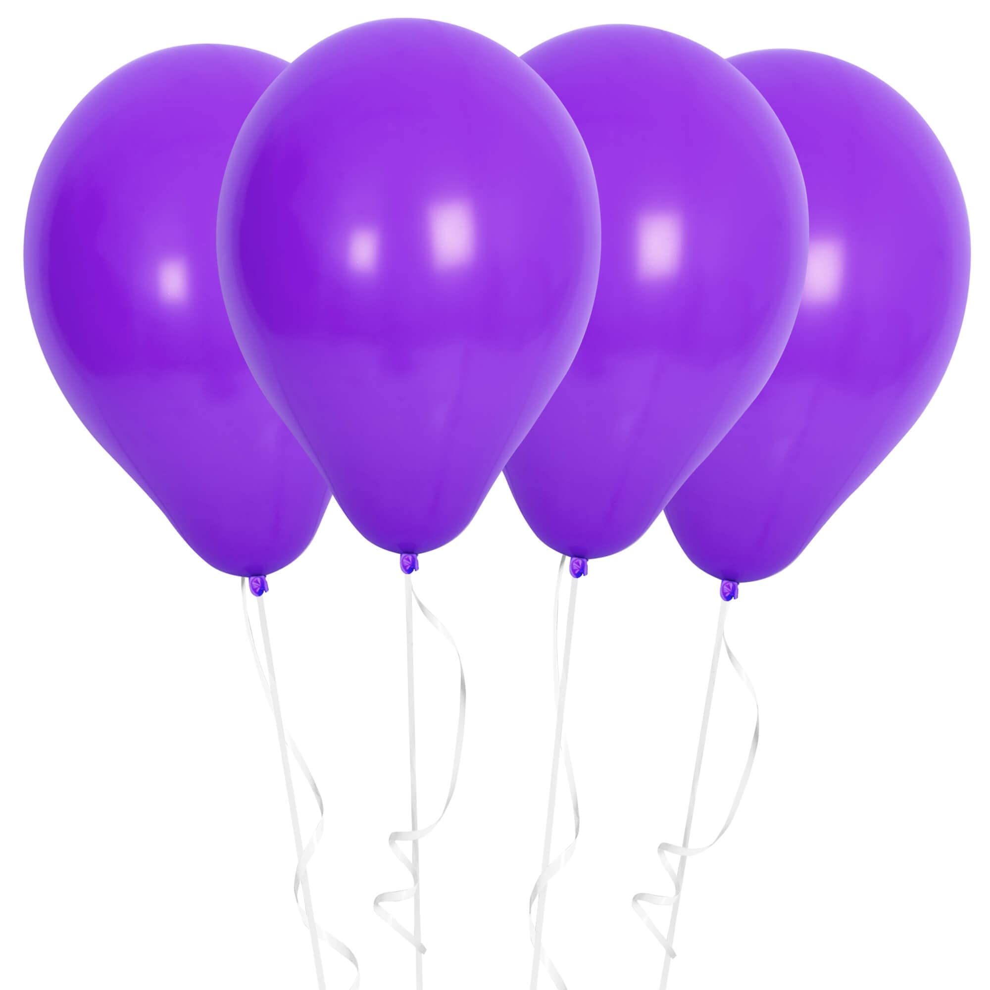 Fun® Helium Balloon 10inch - Metallic Purple color Jumbo Thick Balloons Ideal for party Decoration, Birthdays, Photo Shoot, Wedding Party,Festival,Event,Carnival and other celebrations (Pack of 15)