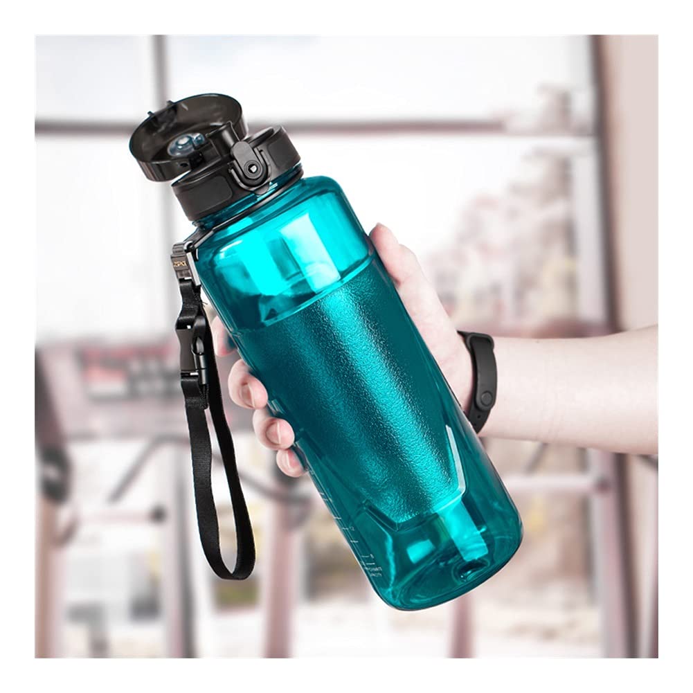 Water Jug Sports Water Bottle with Hand Strap Hiking Water Bottles Portable for Yoga Camping Outdoor Sports Running