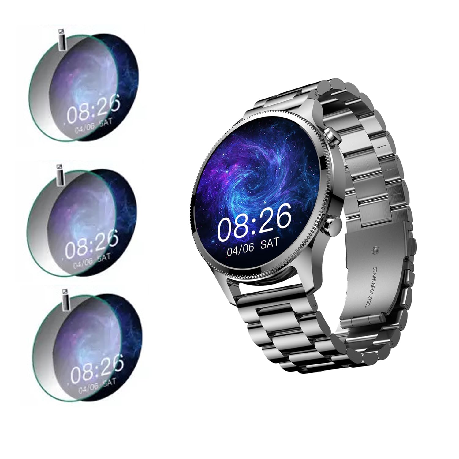 ODDS Noise Halo Plus Smartwatch Screen Guard Protector For Noise Halo Plus Smartwatch (Not A Tempered Glass) (Pack Of 3pc) (B0CW5LFRCY) Amazon Price History, Amazon Price Tracker